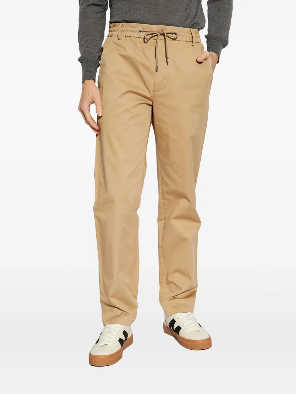 Moncler Katoenen gabardine chino Bruin