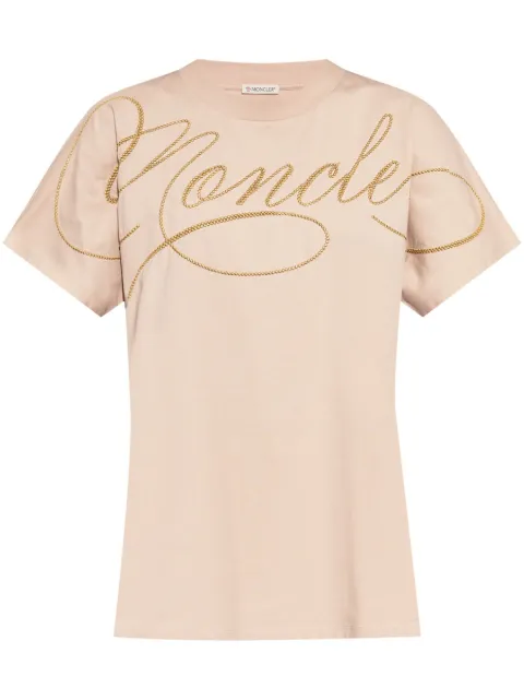 Moncler playera con logo bordado