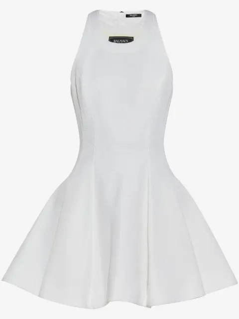 Balmain pleated mini dress