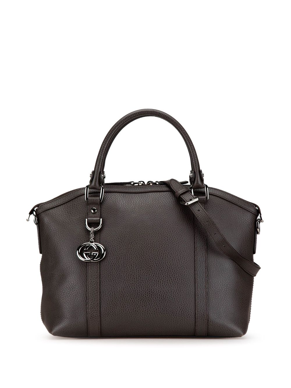 2000-2015 Leather GG Charm Dome satchel