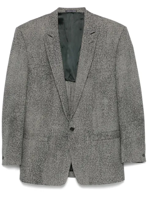 Versace Pre-Owned blazer con motivo pied de poule 1980