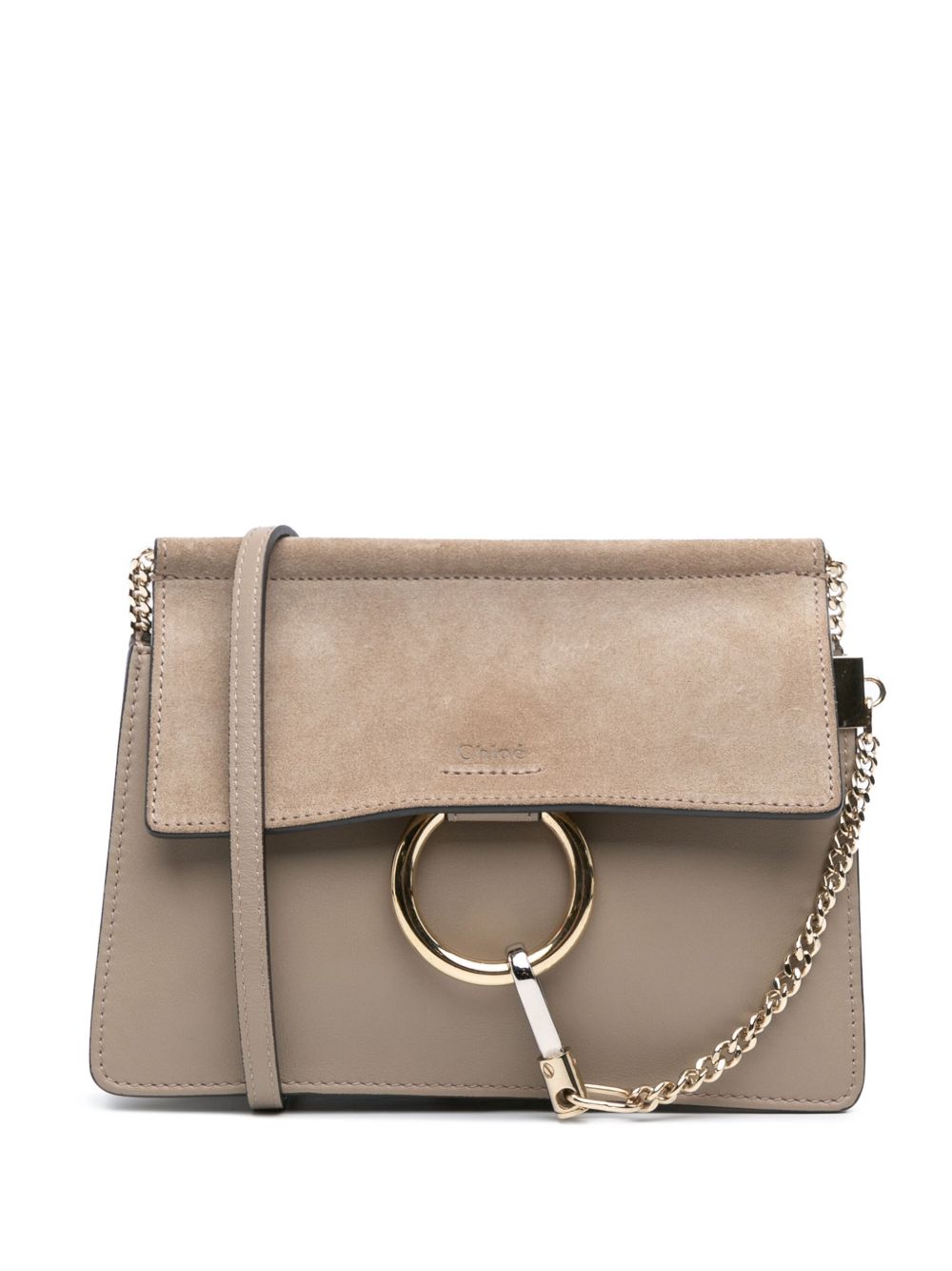 CHLOÉ 2020 MINI SUEDE CALFSKIN FAYE CHAIN CROSSBODY BAG