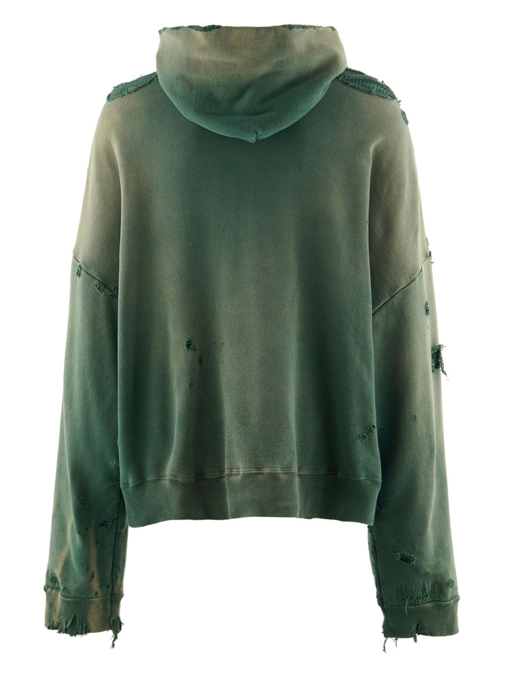 SAINT MXXXXXX Gerafelde hoodie - Groen