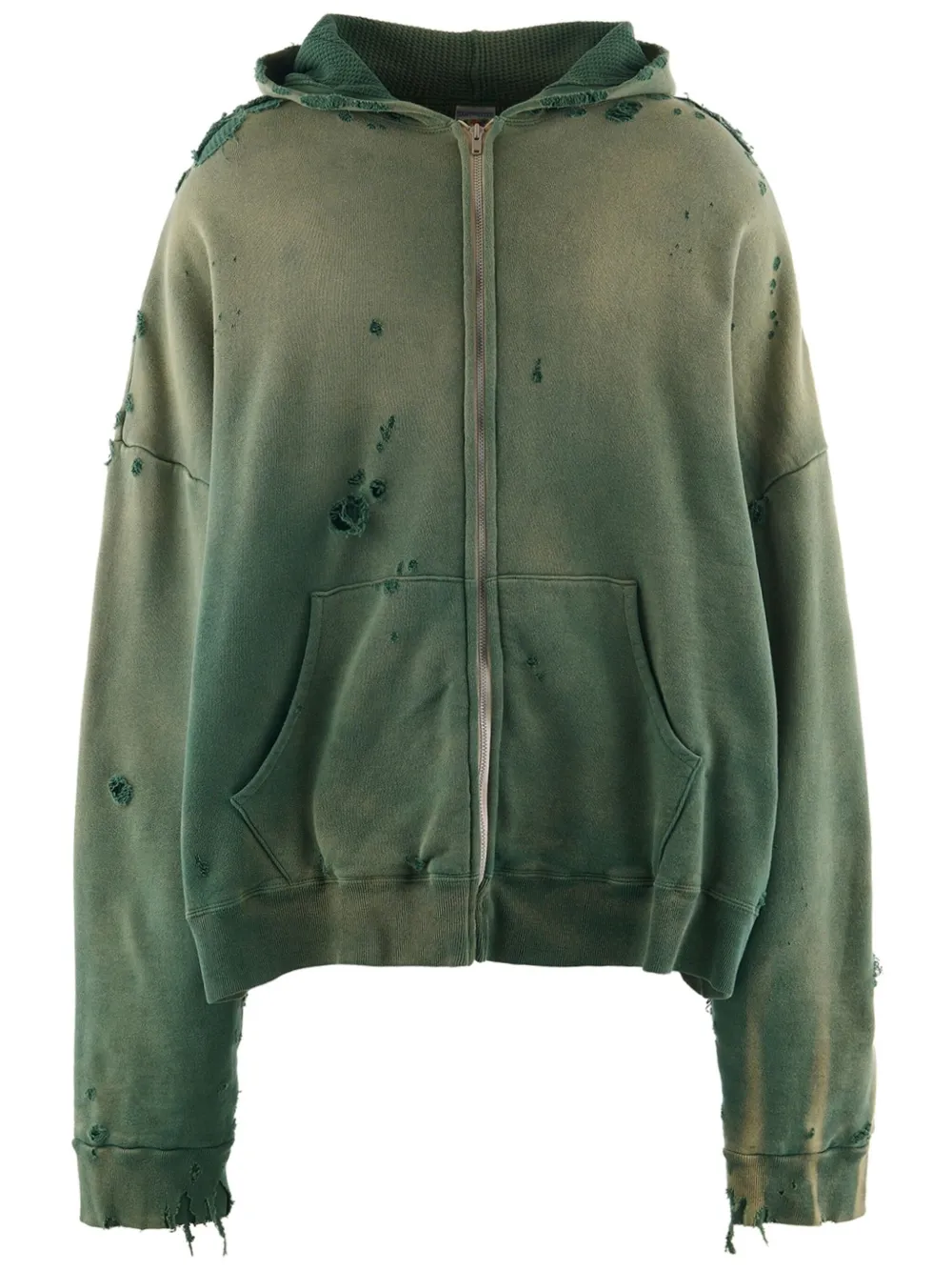 distressed hoodie