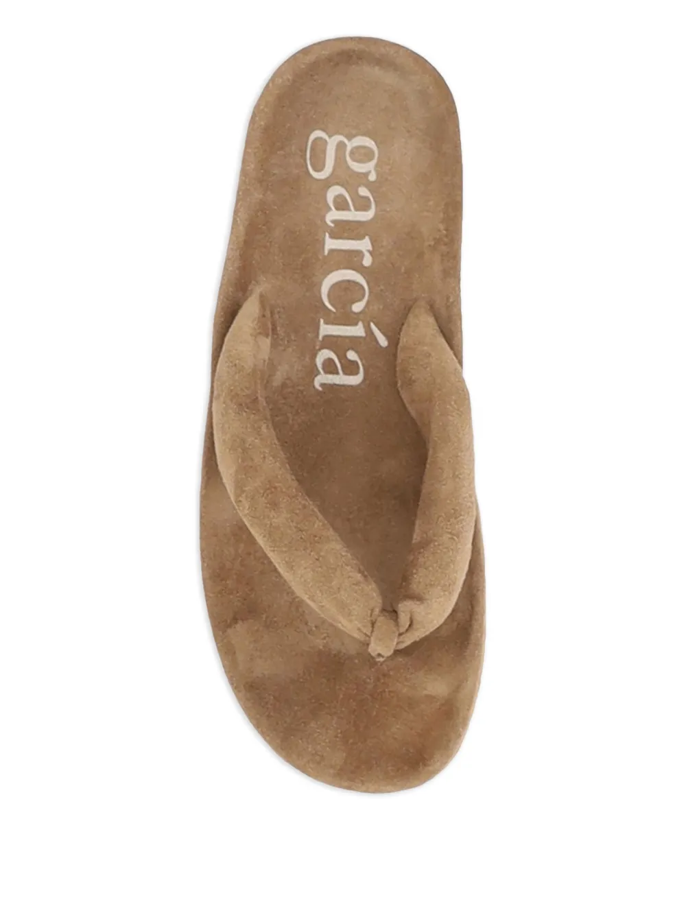 Pedro Garcia Almu teenslippers Bruin