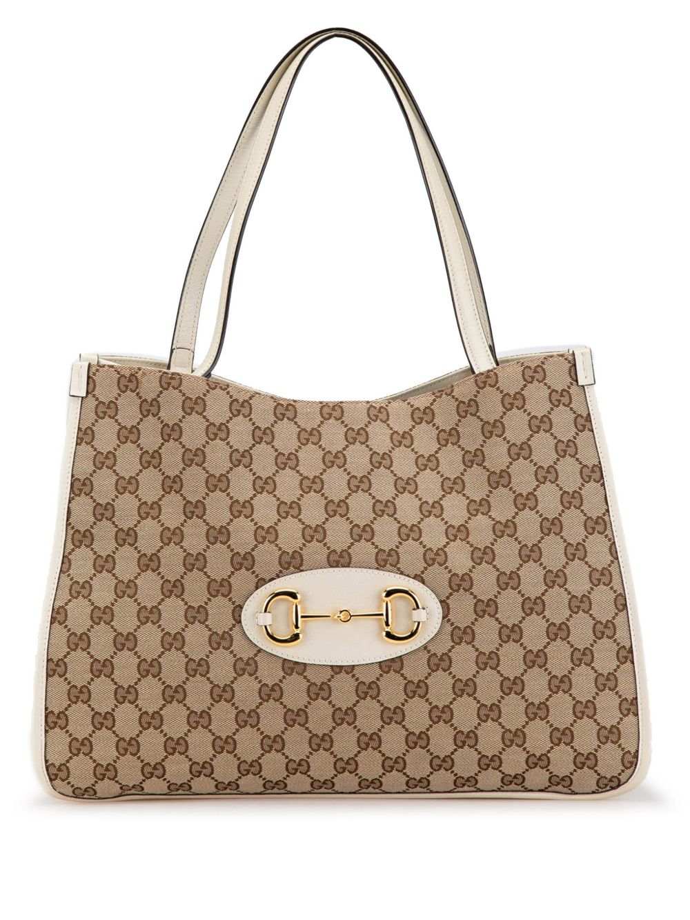 GUCCI 2016-2024 GG CANVAS HORSEBIT 1955 TOTE BAG