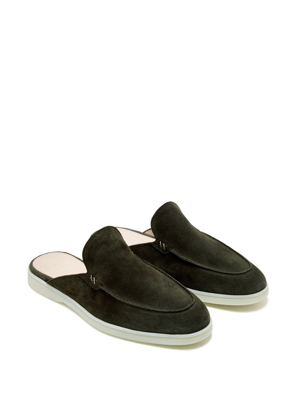 Forsa Suède loafers - Groen