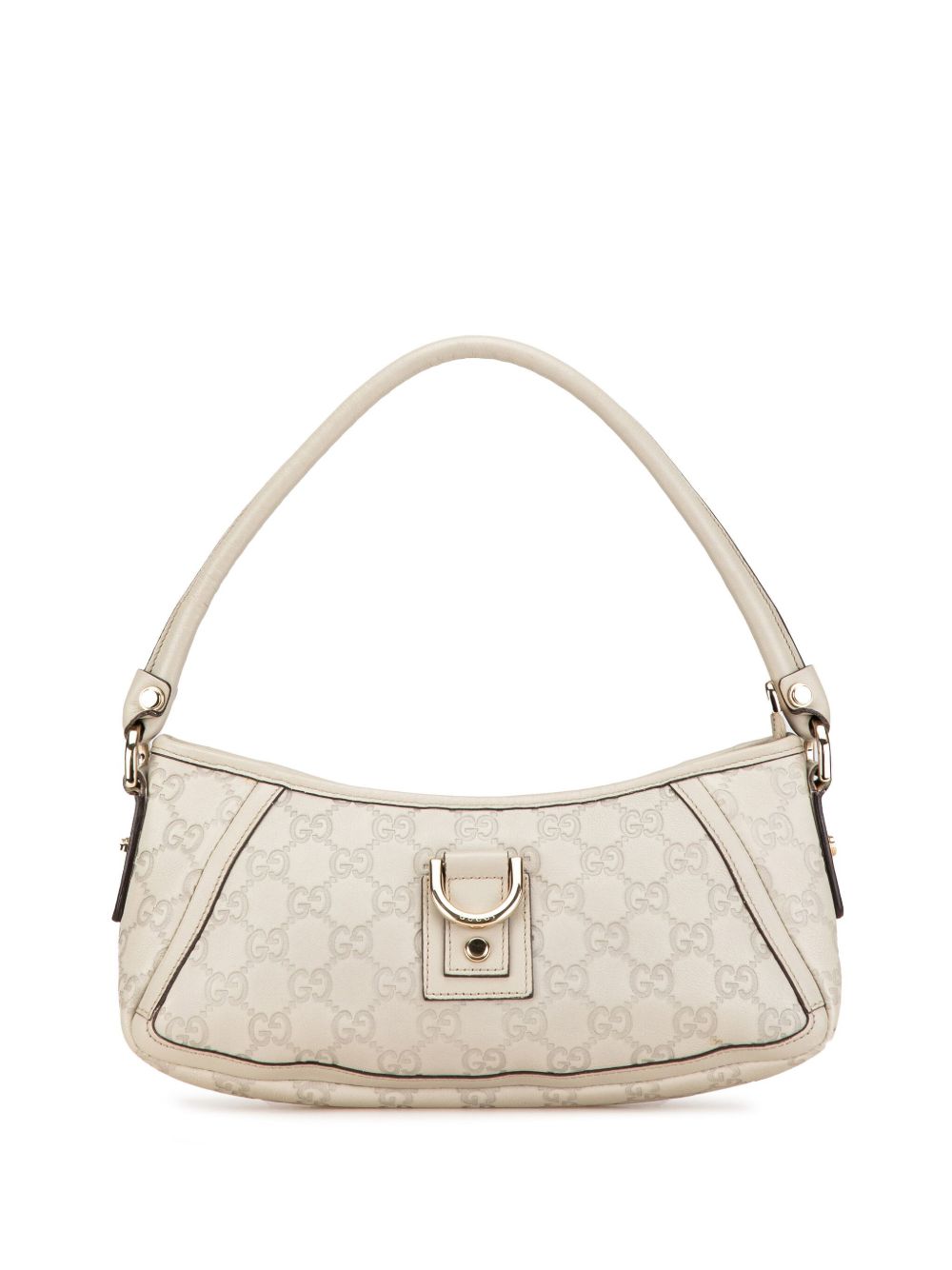 GUCCI 2000-2015 GUCCISSIMA ABBEY D RING HANDBAG