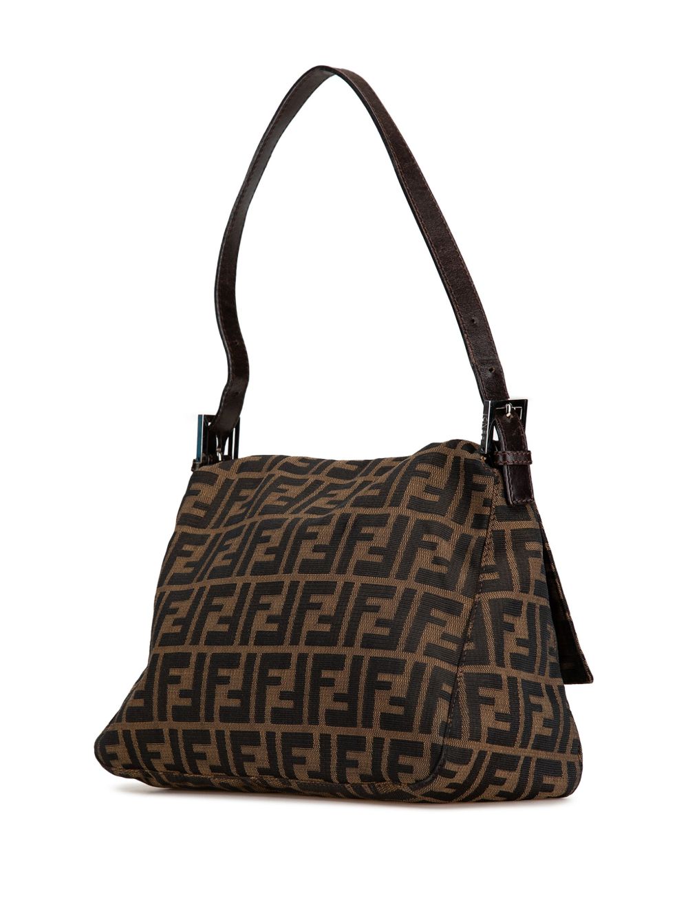 FENDI 2000-2010 ZUCCA CANVAS MAMMA FOREVER SHOULDER BAG