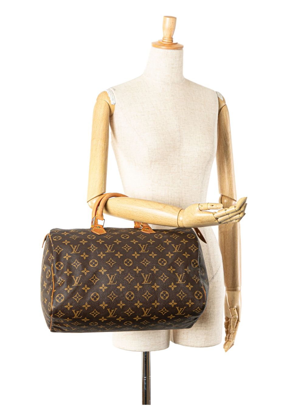 Louis Vuitton Pre-Owned 1998 Monogram Speedy 35 boston tas - Bruin