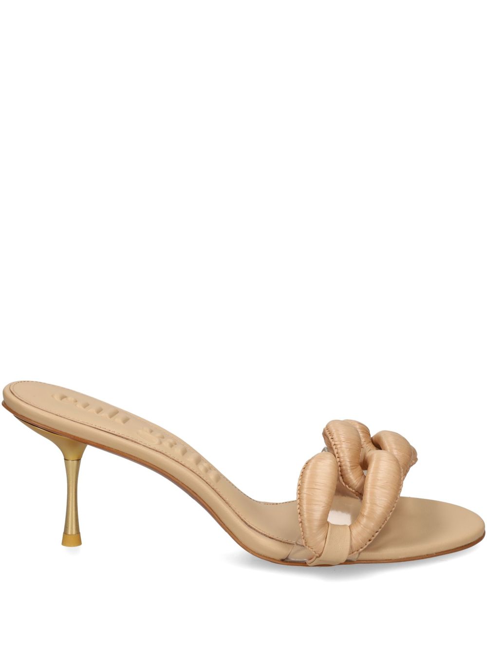 Cult Gaia 70 mm Vaneya sandalen Beige