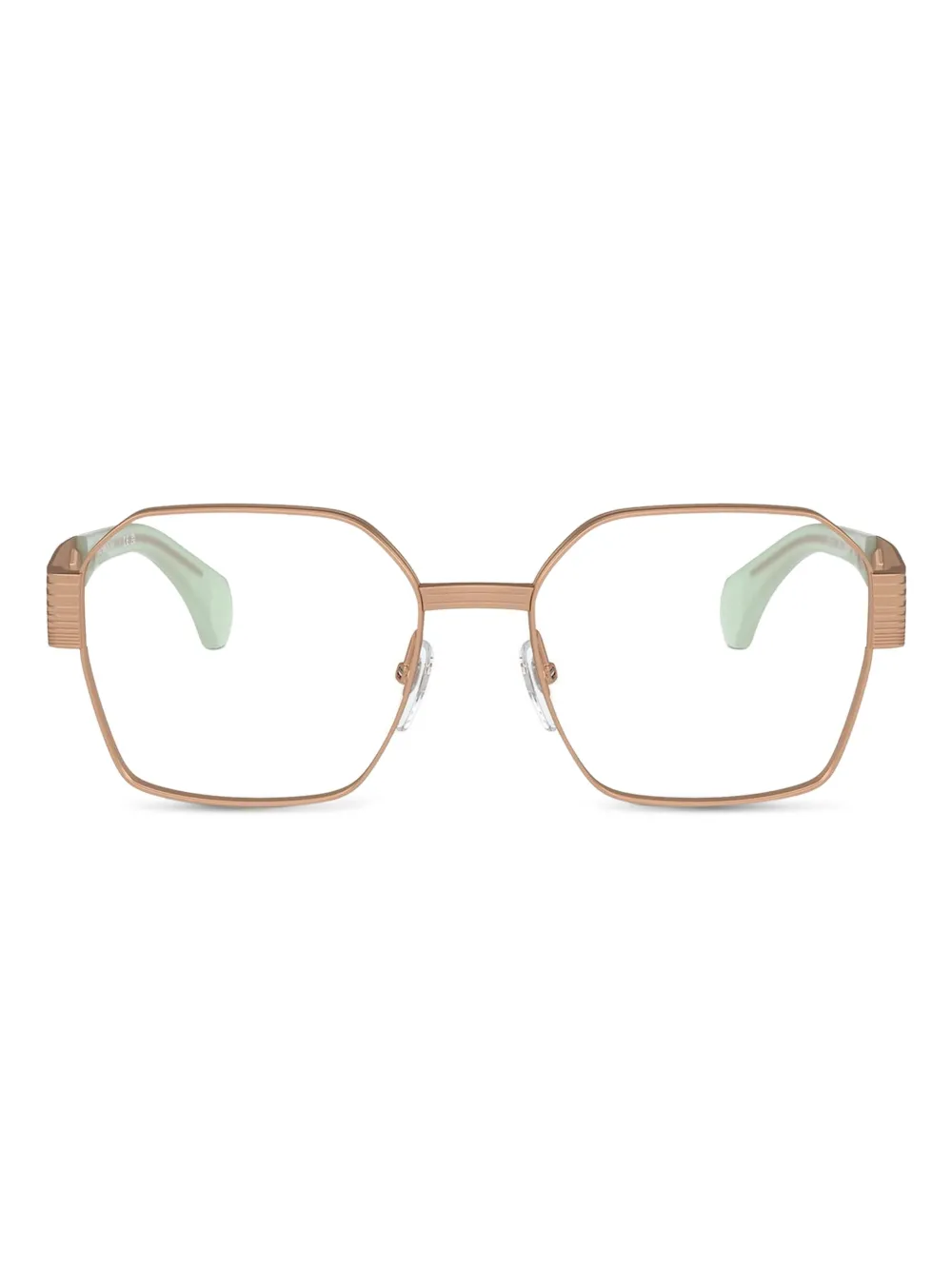 Alain Mikli lunettes de vue à monture géométrique | marron | Image 1