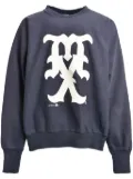 SAINT MXXXXXX graphic-print sweatshirt - Blue