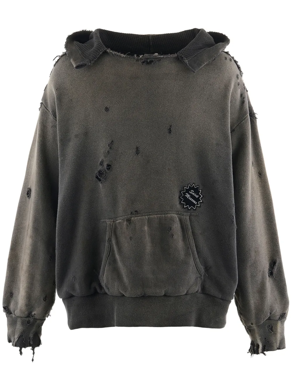 distressed hoodie