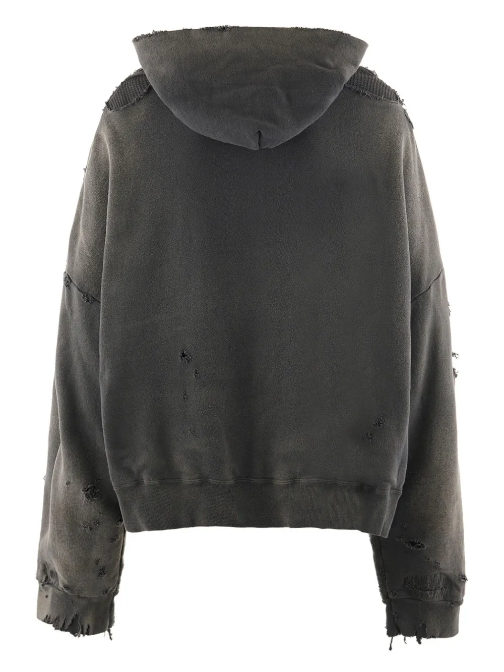 SAINT MXXXXXX Gerafelde hoodie - Zwart