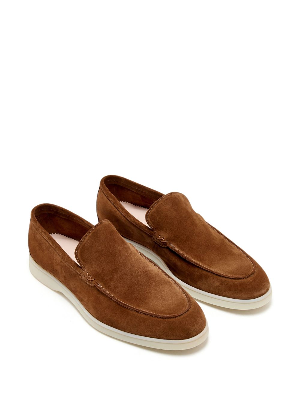 Forsa Suède loafers - Bruin