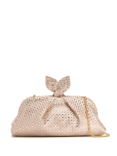 Aquazzura crystal-embellished clutch bag
