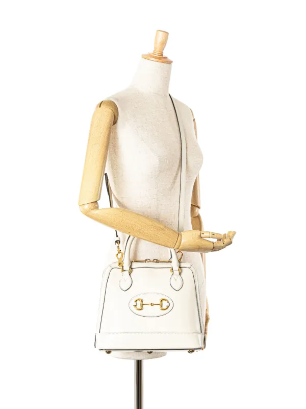 Gucci Pre-Owned 2016-2024 Kleine Horsebit 1955 Satchel-Tasche Aus