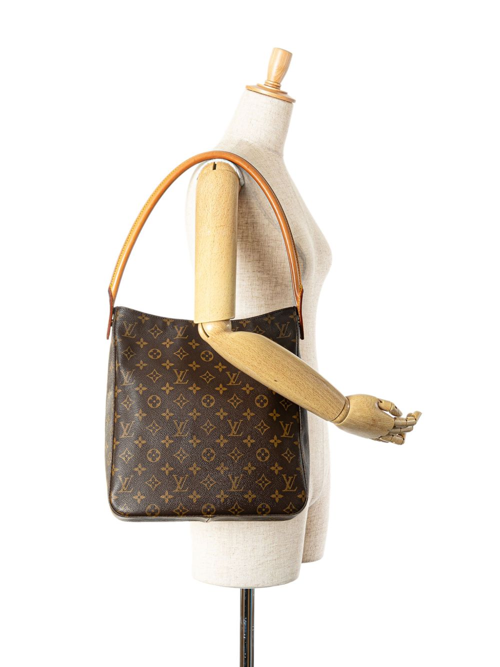 Louis Vuitton Pre-Owned 1999 Looping GM schoudertas met monogram - Bruin