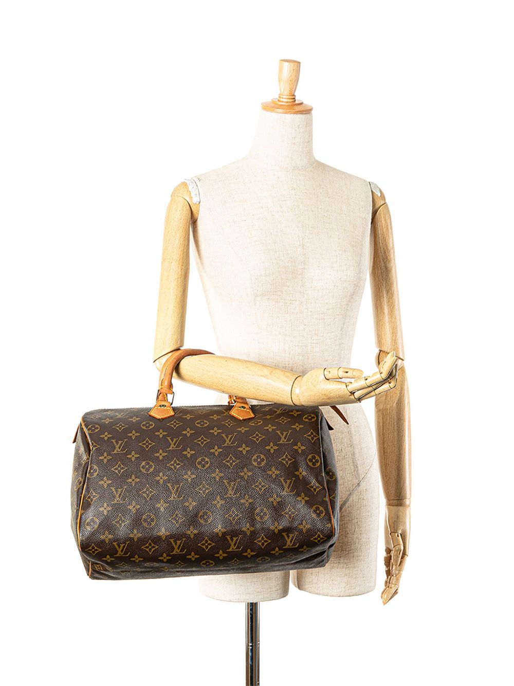 LOUIS VUITTON 1995 MONOGRAM SPEEDY 35 BOSTON BAG