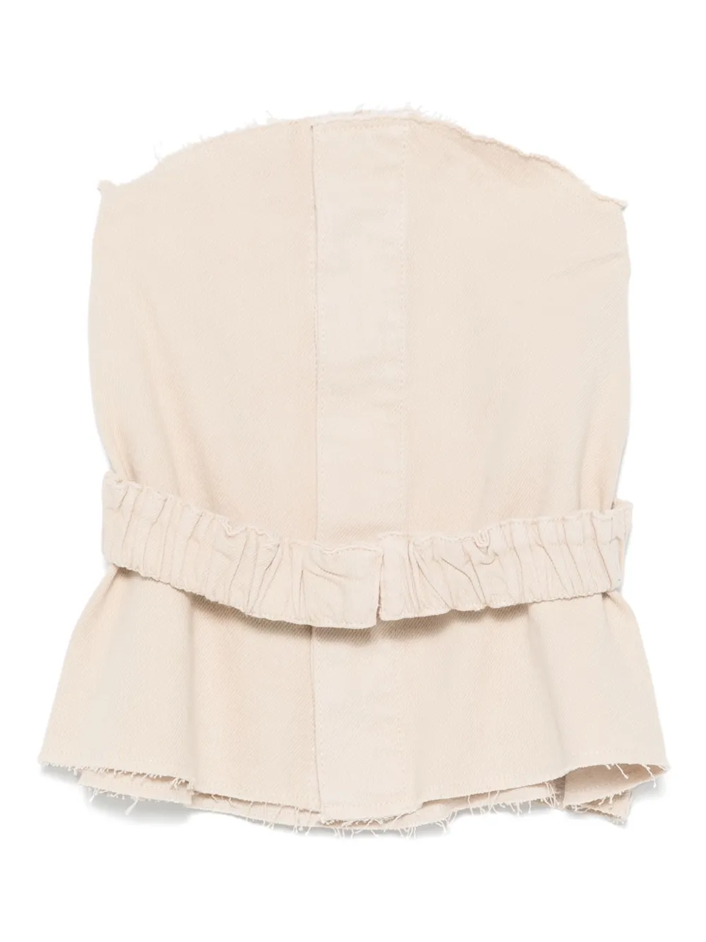 Douuod Kids Tanktop met logopatch Beige
