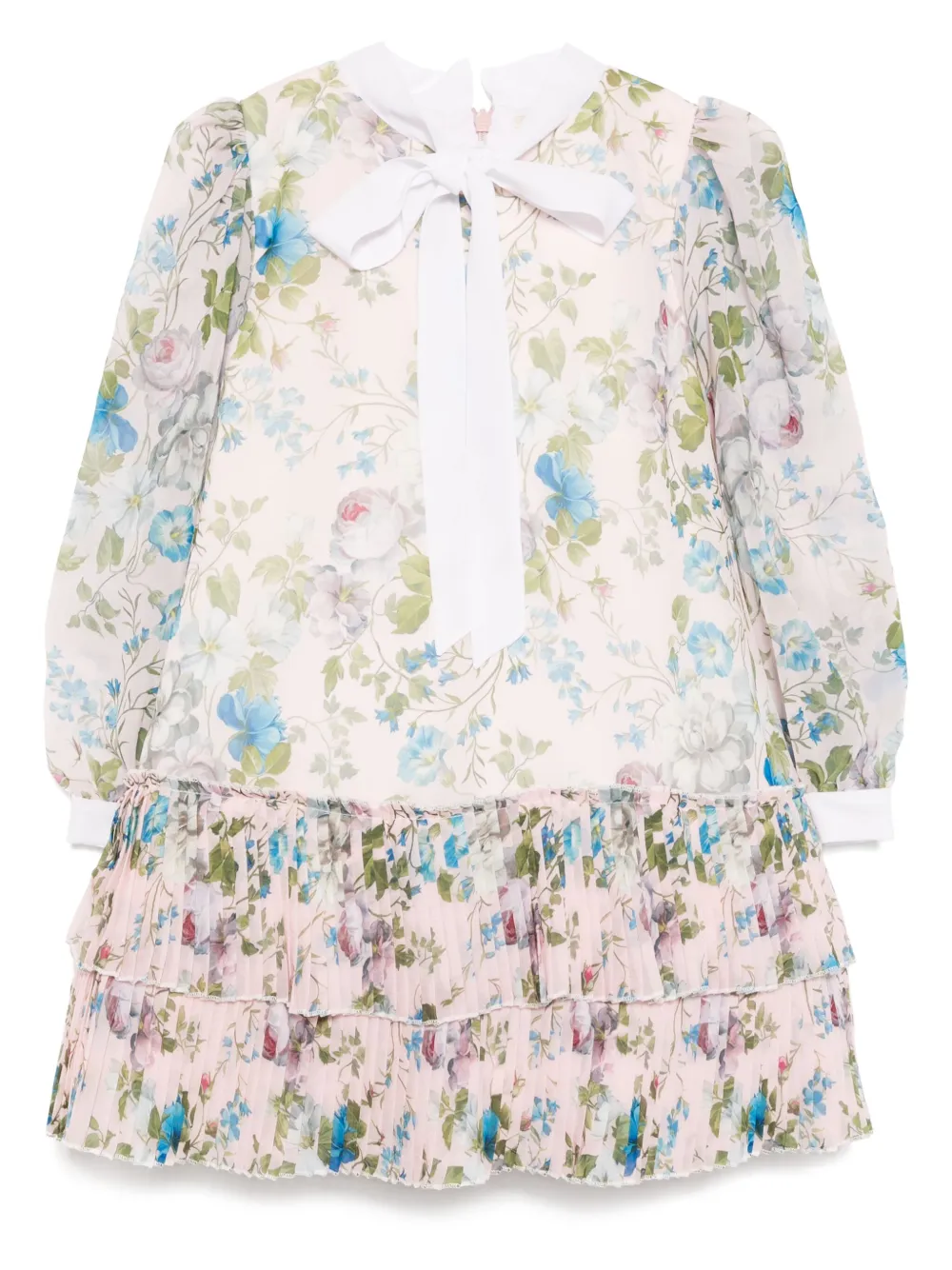 Shop Speranza Floral-print Dress In Pink