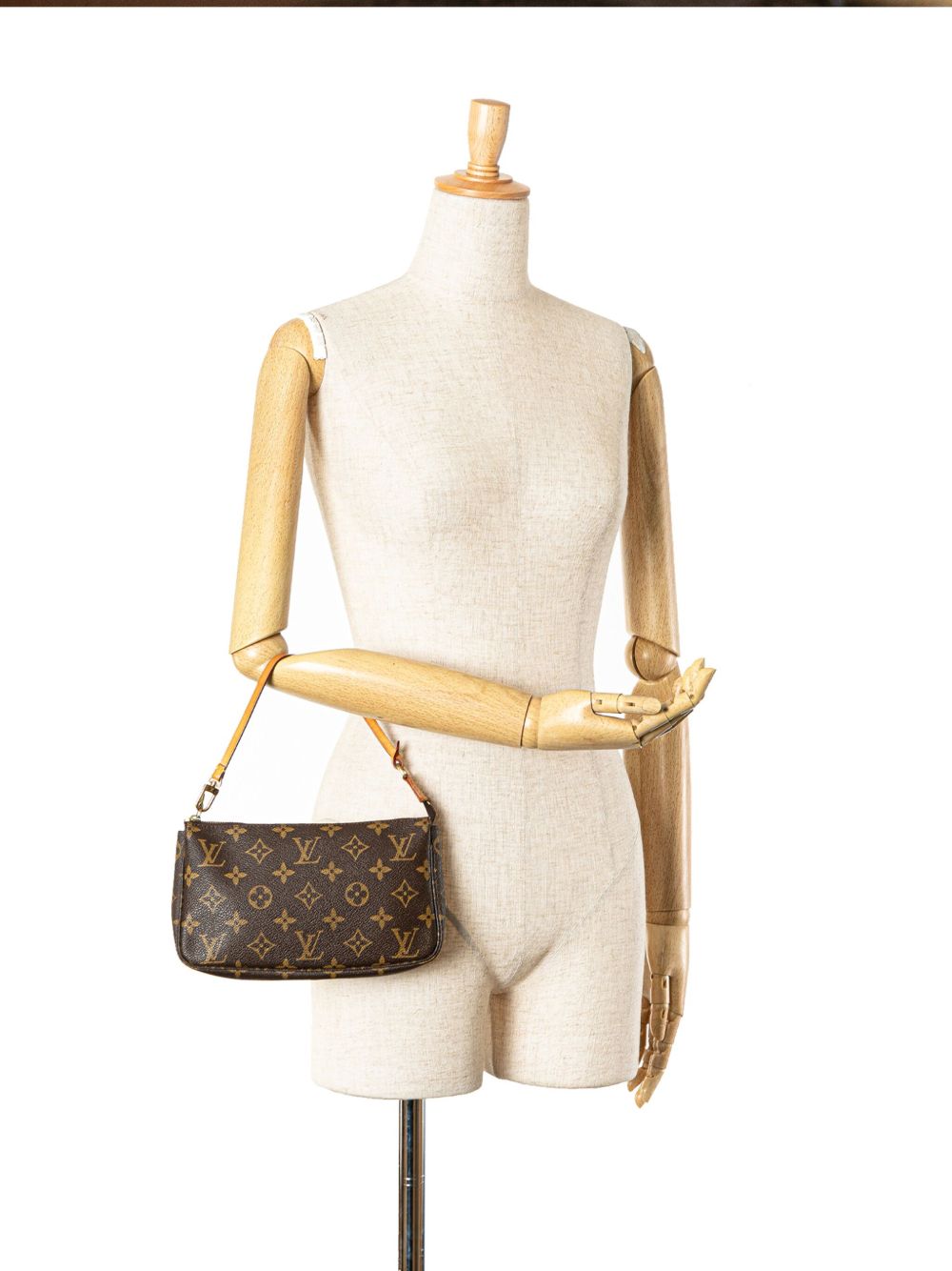 LOUIS VUITTON 1998 MONOGRAM POCHETTE ACCESSOIRES SHOULDER BAG