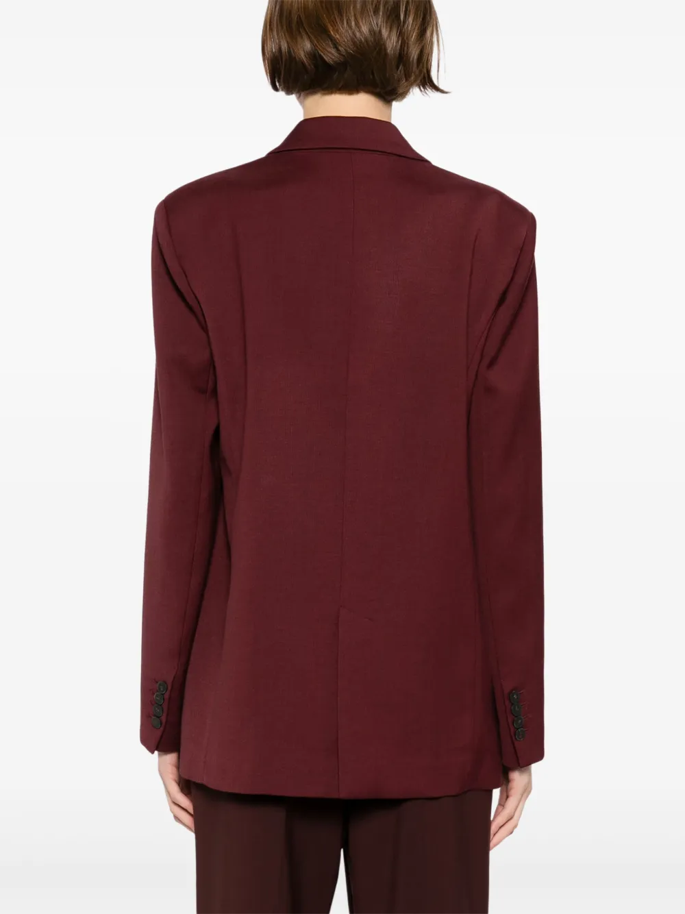 Forte Forte Single-breasted Blazer In Red