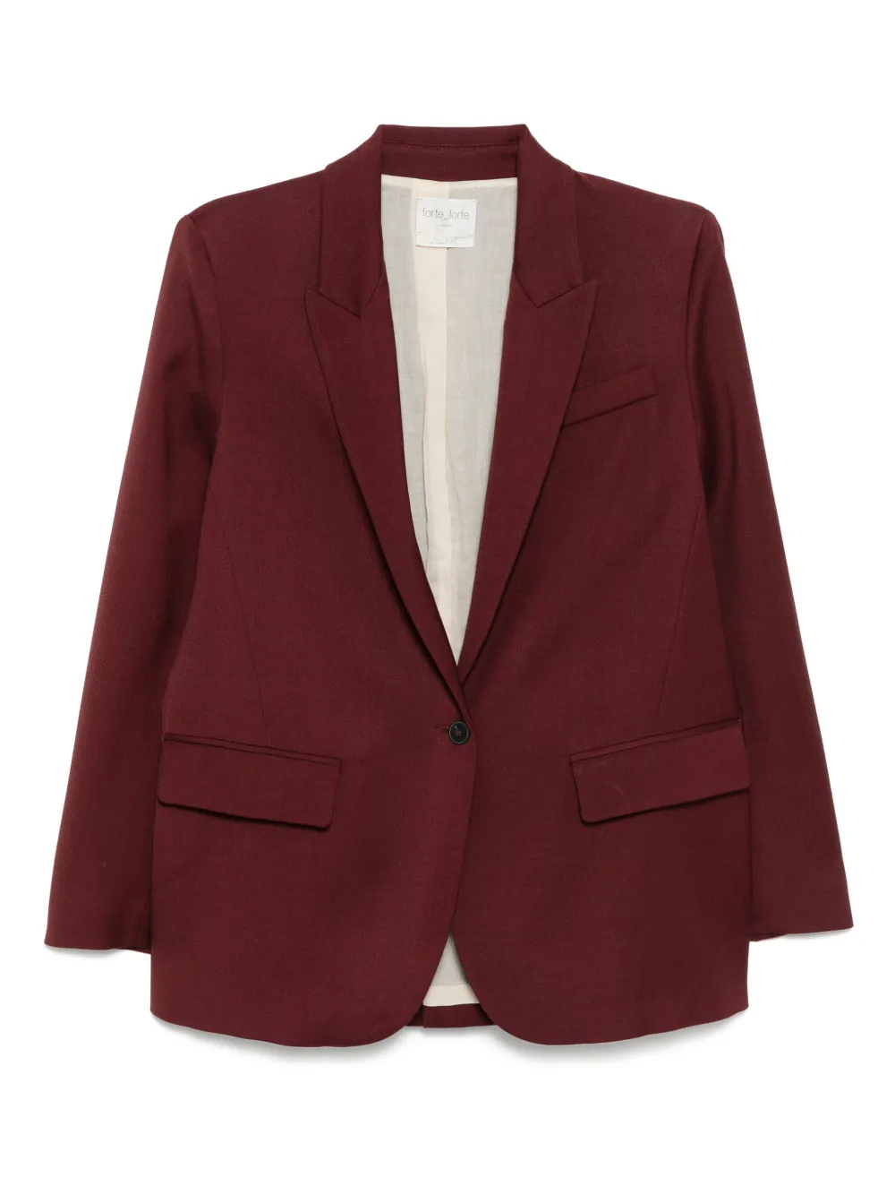 Forte Forte single-breasted blazer | Red | Image 1