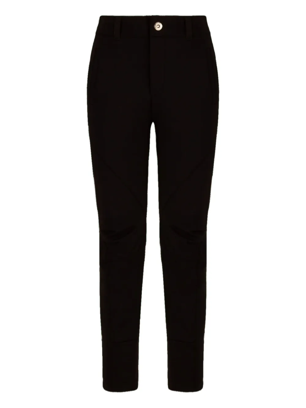 High Tapered Trousers In Black