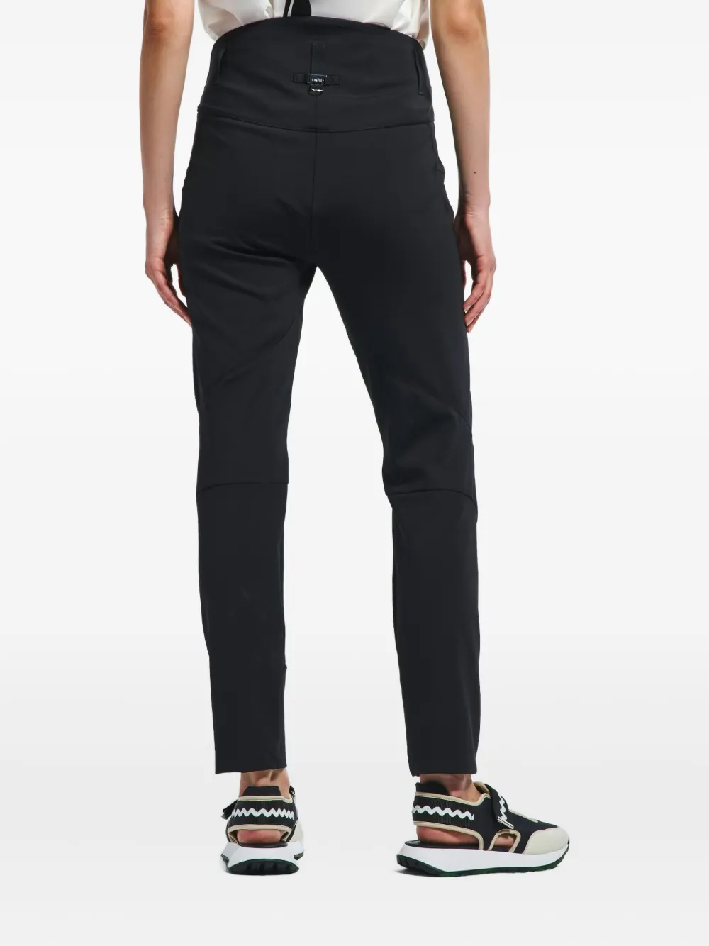 High Tapered Trousers In Black