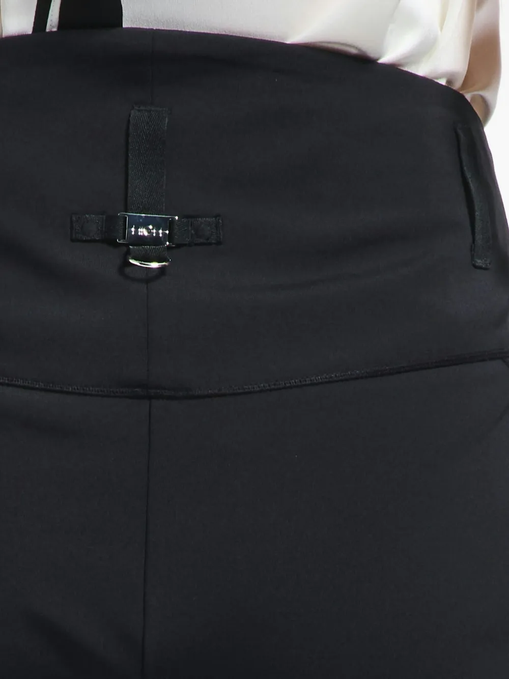 High Tapered Trousers In Black