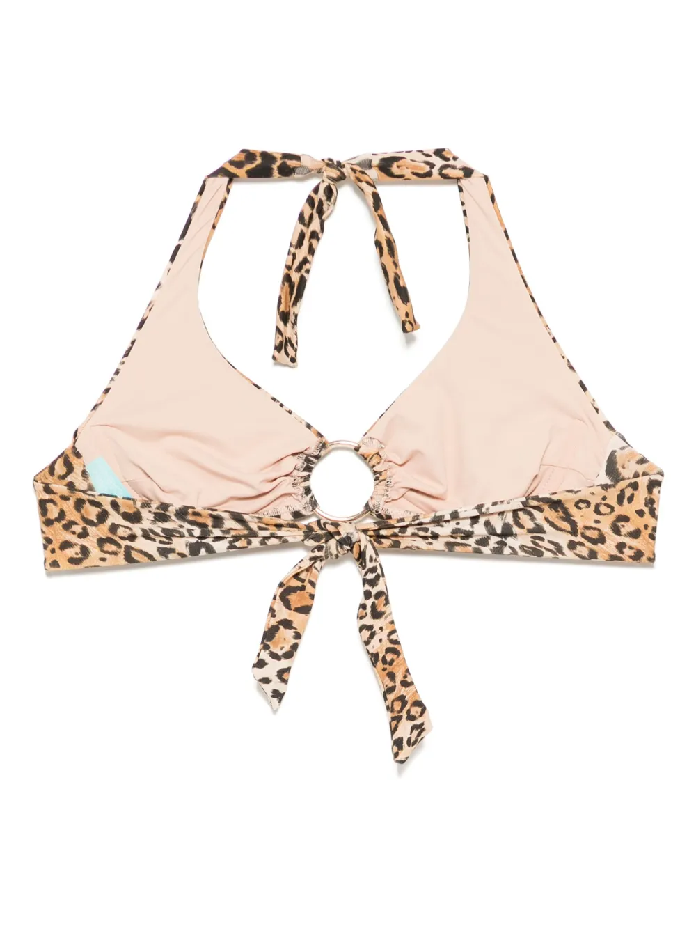 Melissa Odabash Brussels bikinitop met luipaardprint Bruin