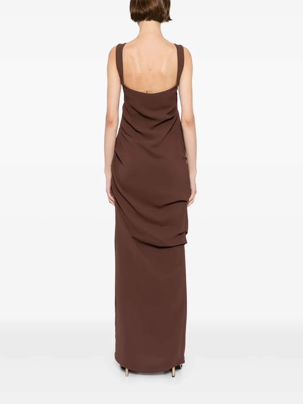 Paris Georgia Raf jurk Bruin