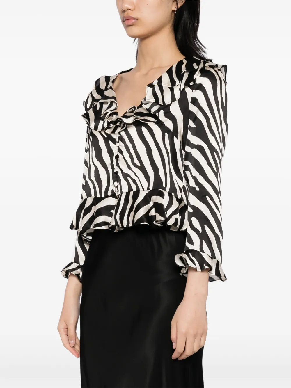 Shop Rixo London Atlas Top In Black