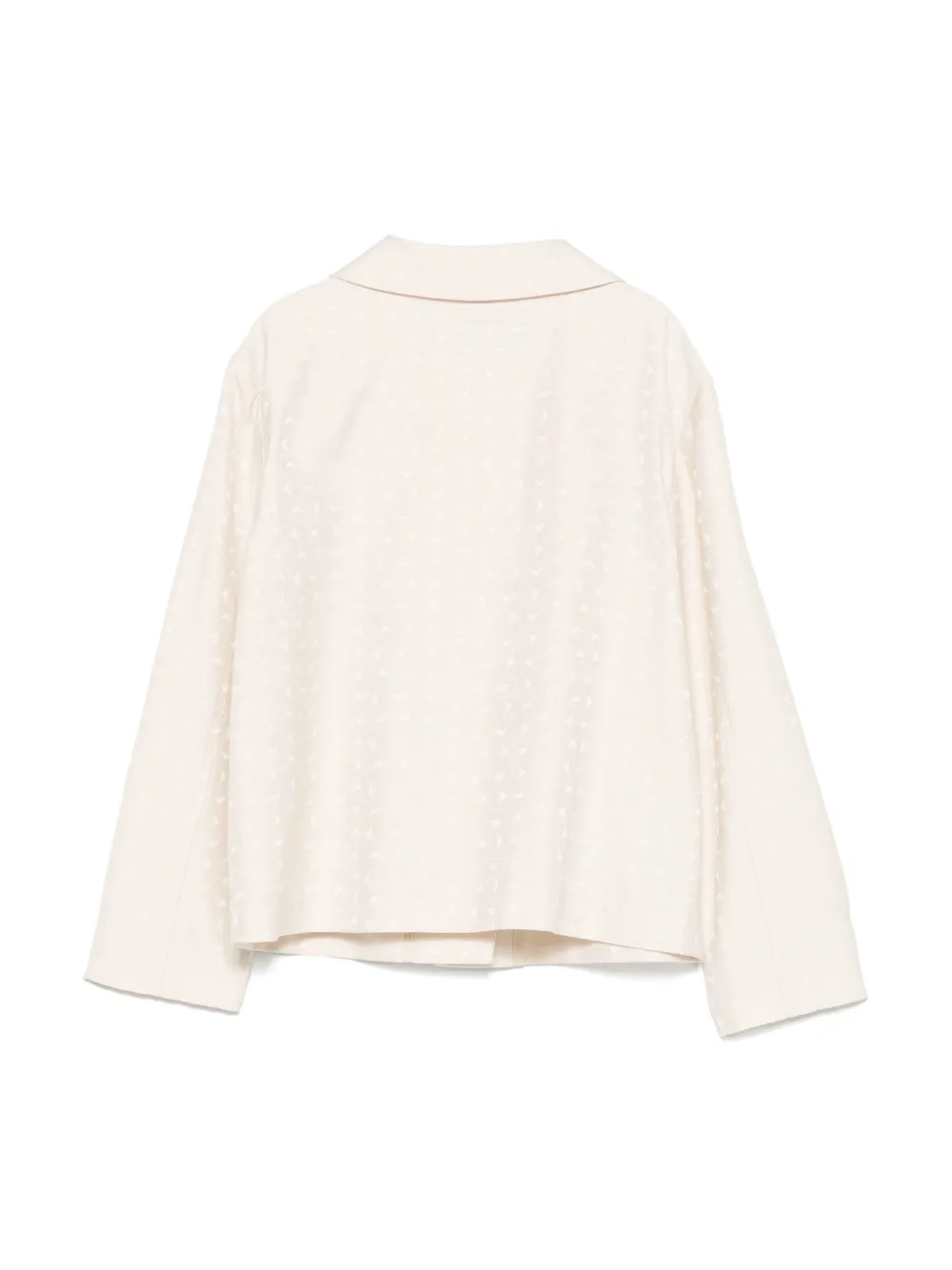 Emporio Armani Kids Blazer met monogram-jacquard Beige