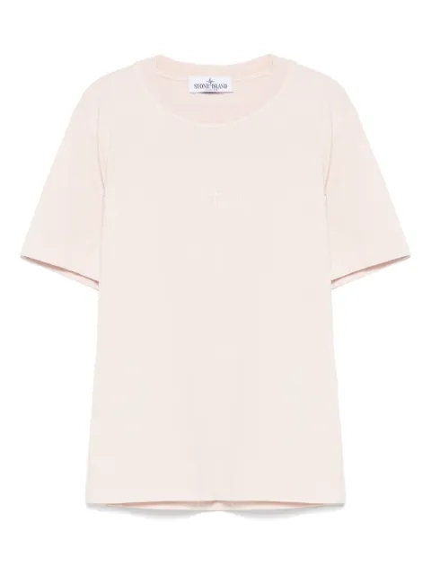 Stone Island Junior logo-embroidered T-shirt