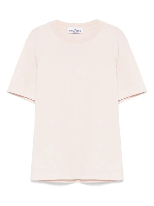 Stone Island Junior ロゴ Tシャツ | ピンク | FARFETCH JP