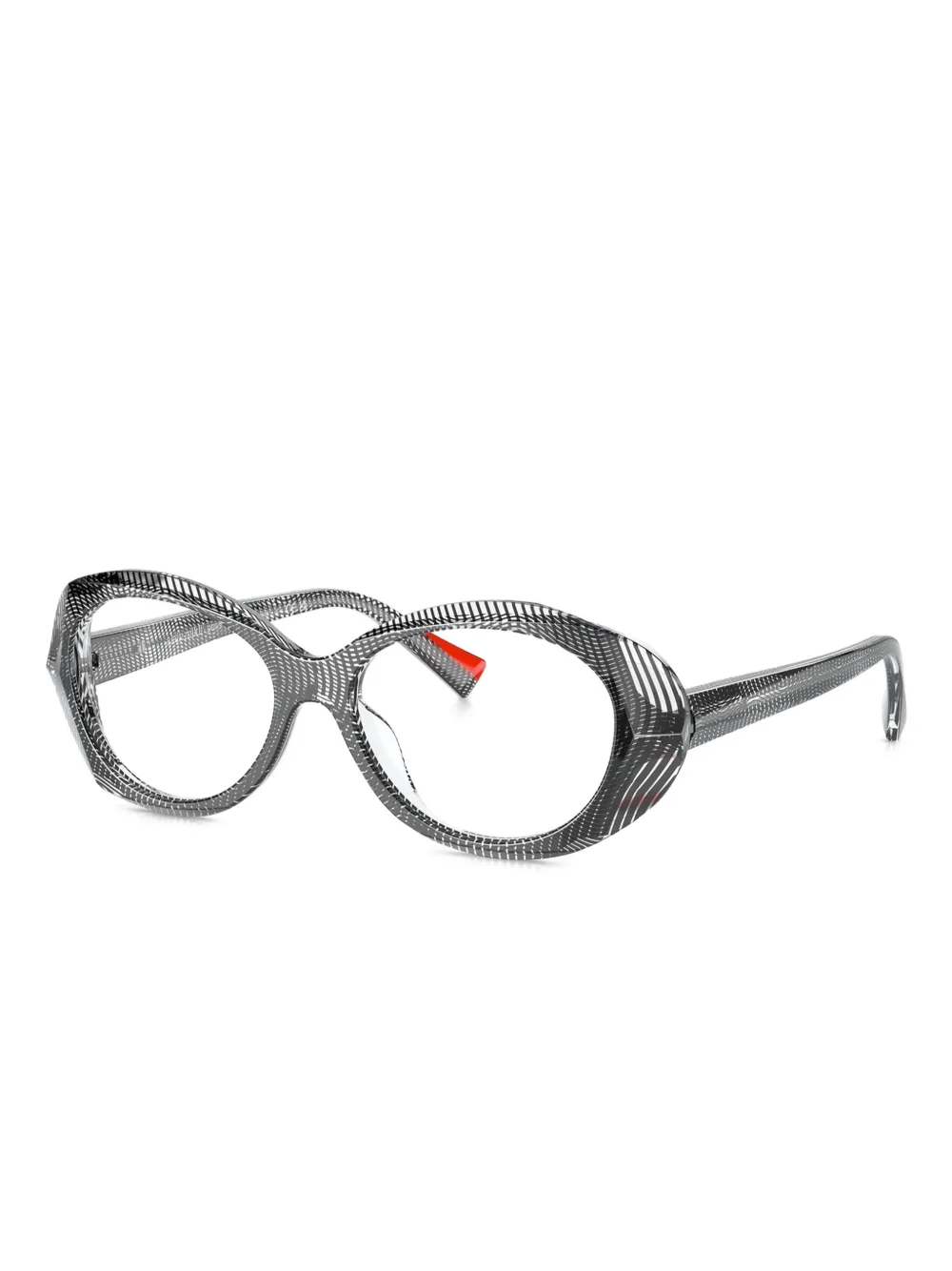 Alain Mikli oval-frame patterned glasses | Image 2