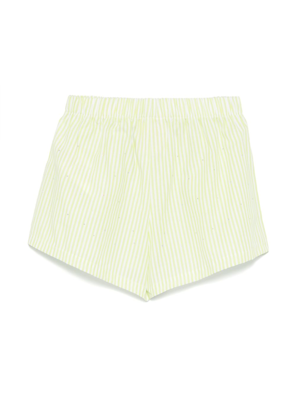 Douuod Kids Gestreepte shorts - Groen