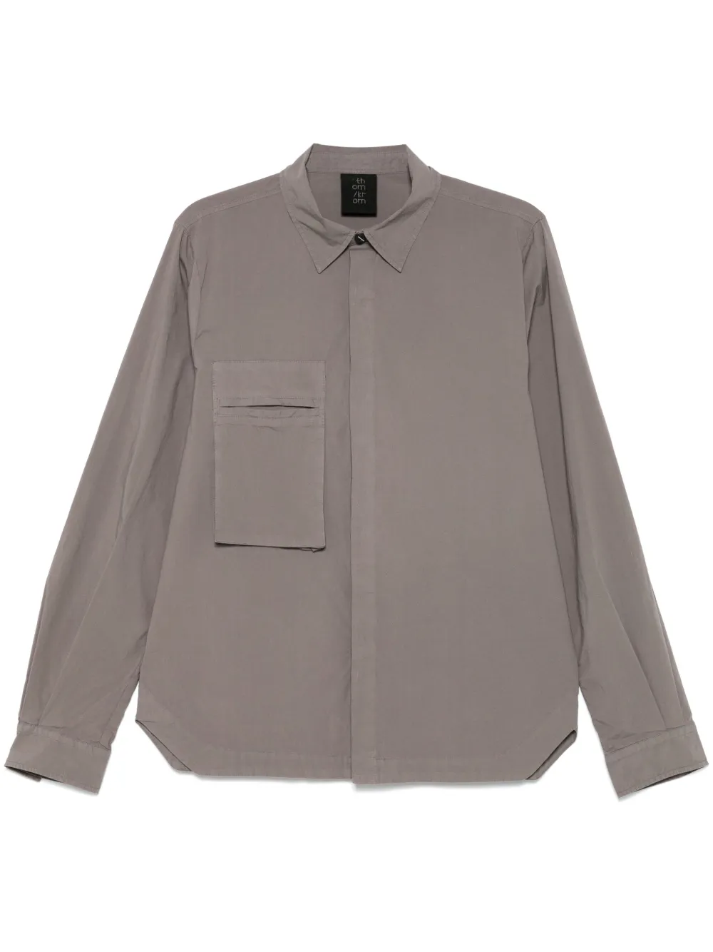 Thom Krom poplin overshirt | Grey | Image 1