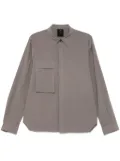Thom Krom poplin overshirt - Grey