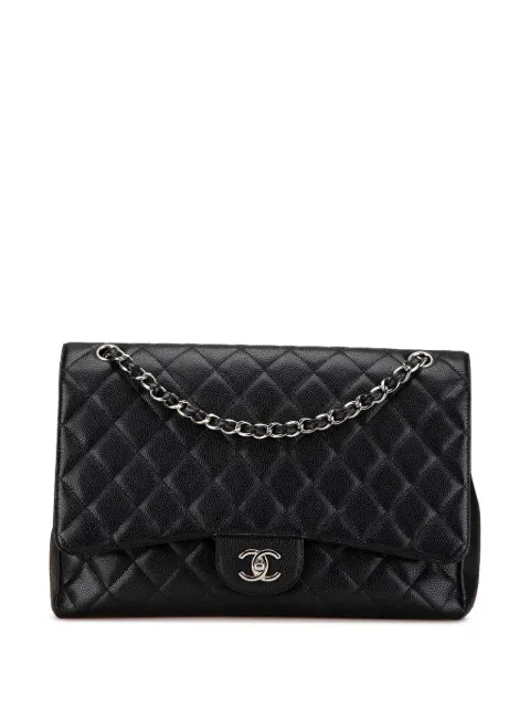 CHANEL Pre-Owned 2005-2006 Maxi Classic Caviar Single Flap shoulder bag MHAO46ECTNQH1LR4 - 0