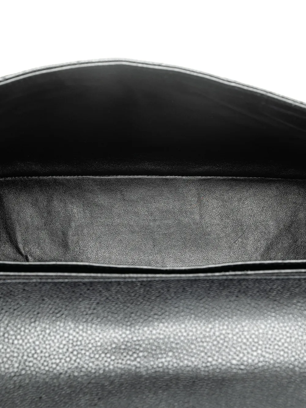 Pre-owned Chanel 2005-2006 Maxi Classic Caviar Single Flap Shoulder Bag In Black
