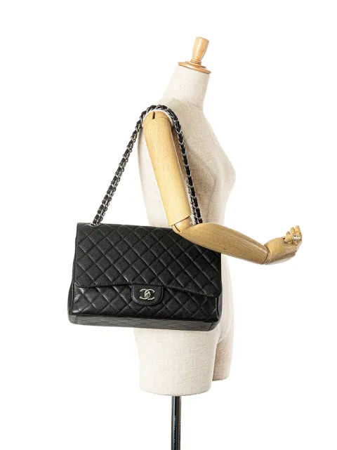 CHANEL Pre-Owned 2005-2006 Maxi Classic Caviar Single Flap shoulder bag MHAO46ECTNQH1LR4 - 1