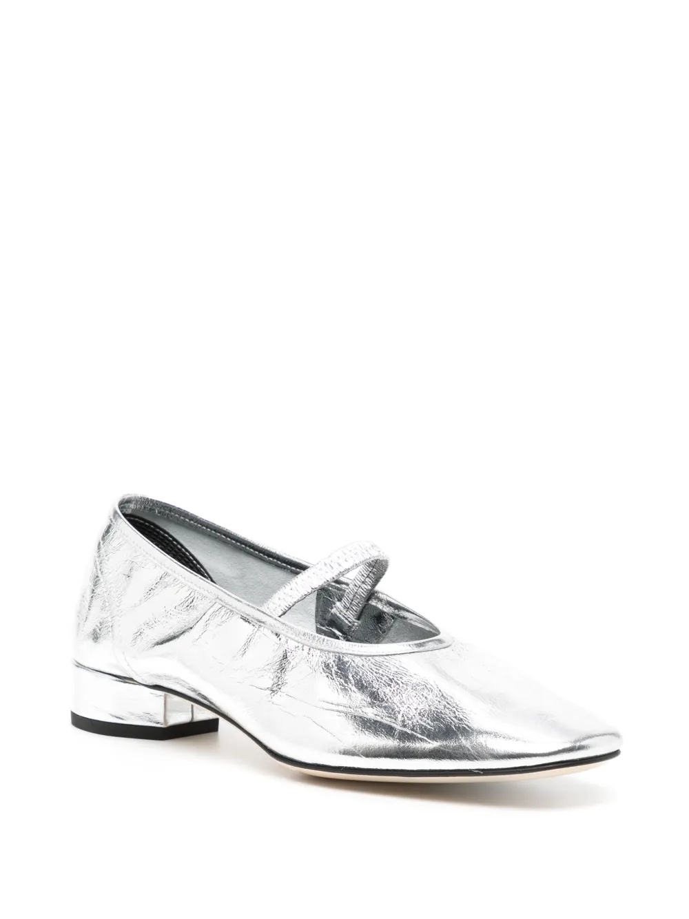 Aeyde Pippa ballerina shoes - Zilver