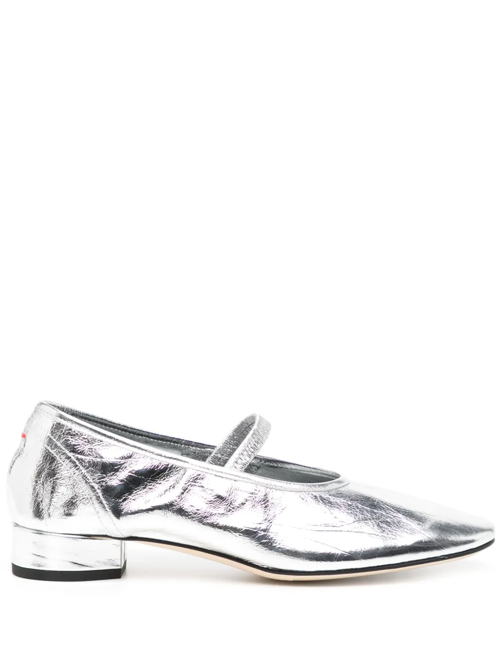 Aeyde Pippa ballerina shoes Silver