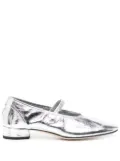 Aeyde Pippa ballerina shoes - Silver