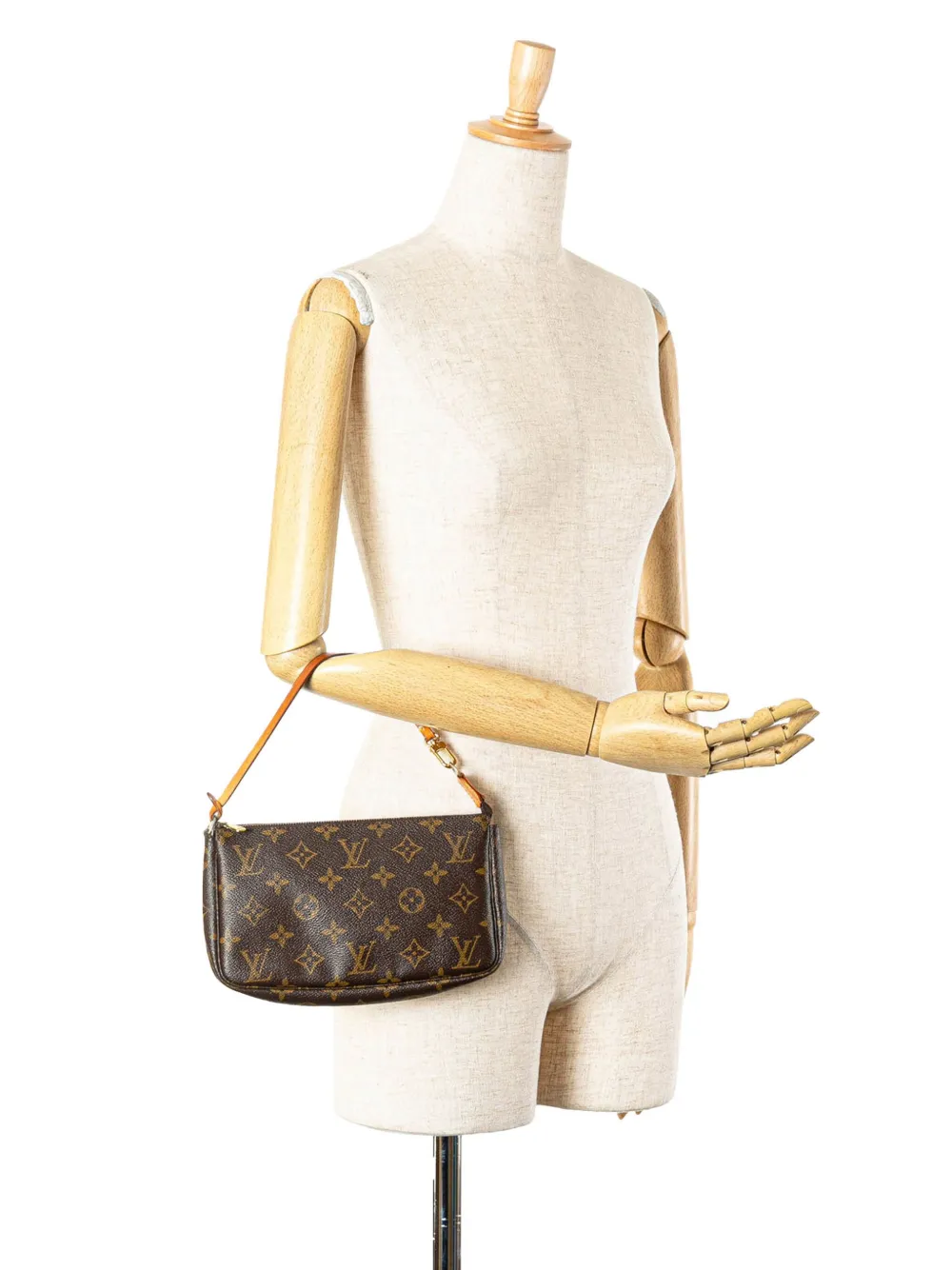 Louis Vuitton Pre-Owned 2002 Monogram Pochette Accessoires schoudertas - Bruin
