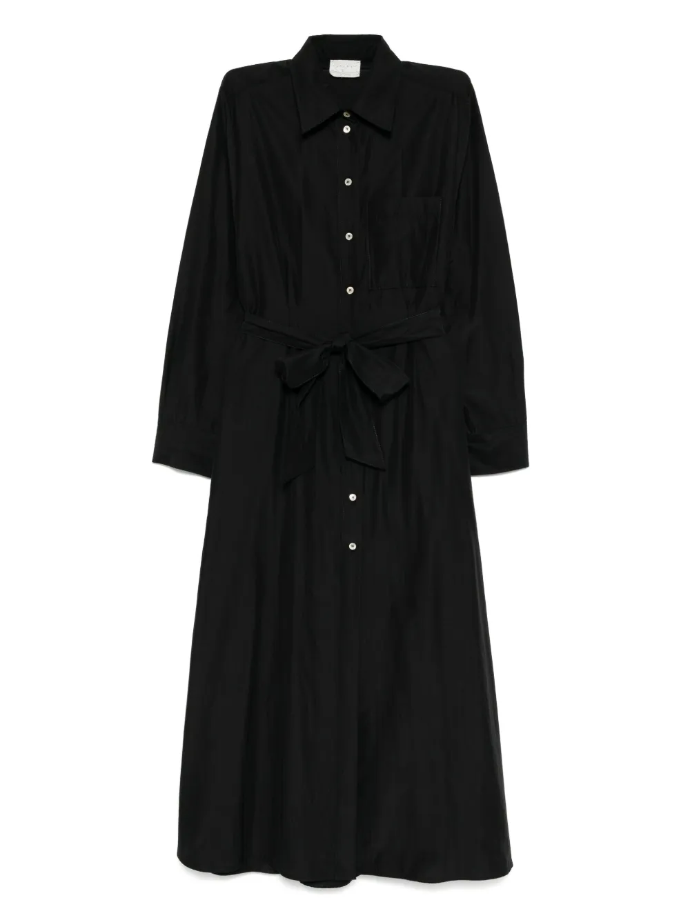 Forte Forte Chic Taffetas Chemisier dress | Black | Image 1